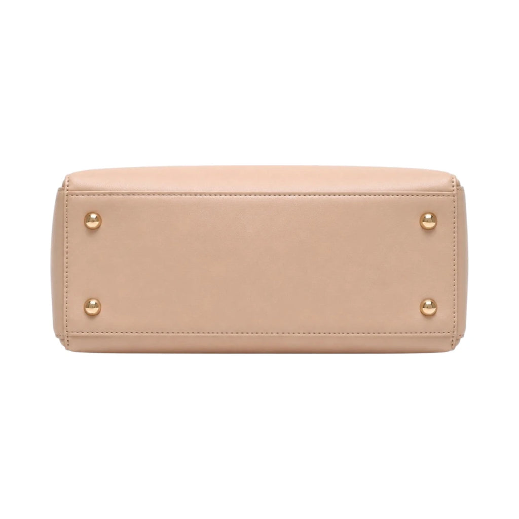 4Bags Boutique Beige Elegance Leather Tote Bag for Women