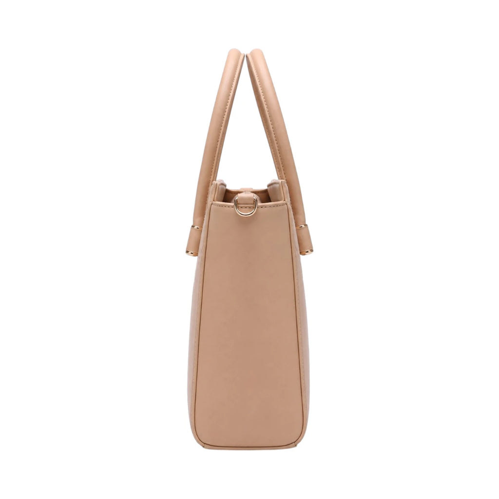 4Bags Boutique Beige Elegance Leather Tote Bag for Women