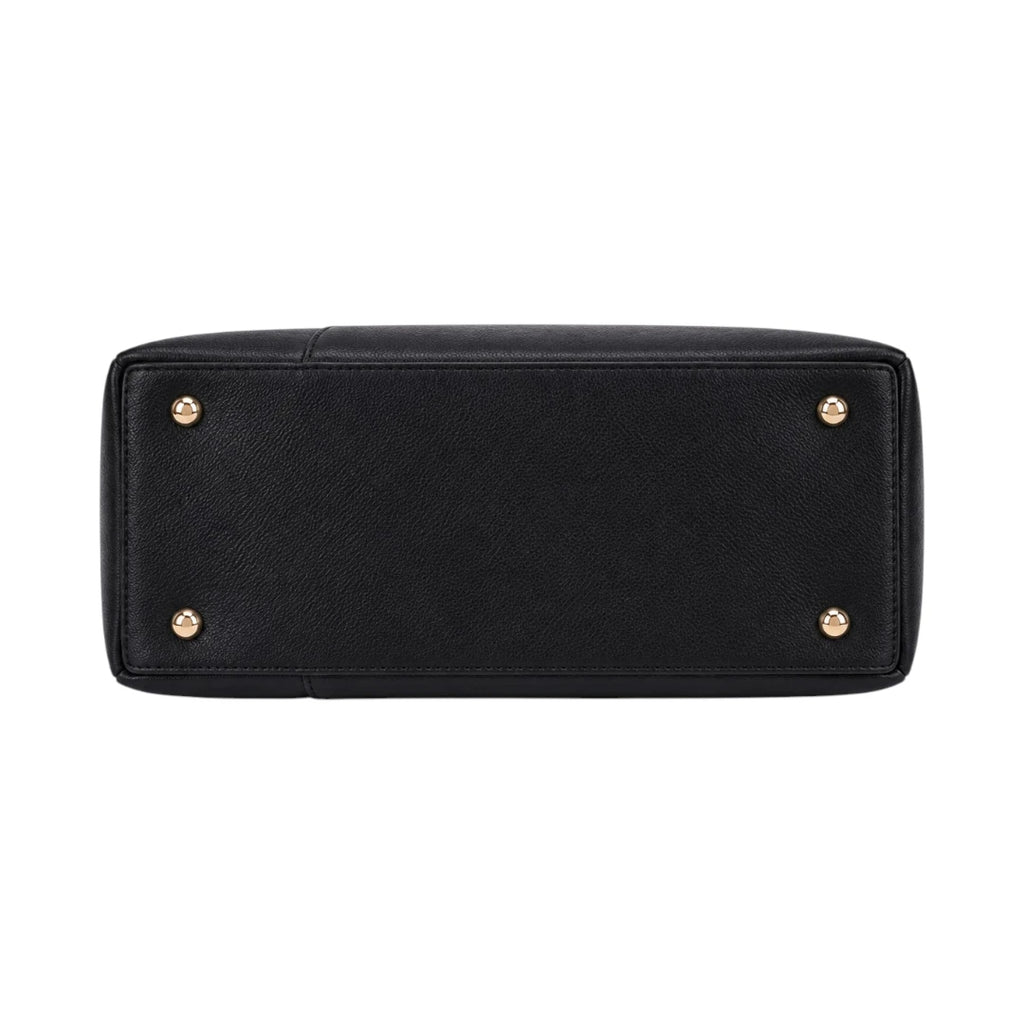 4Bags Boutique Black Elite Leather Tote Bag for Women