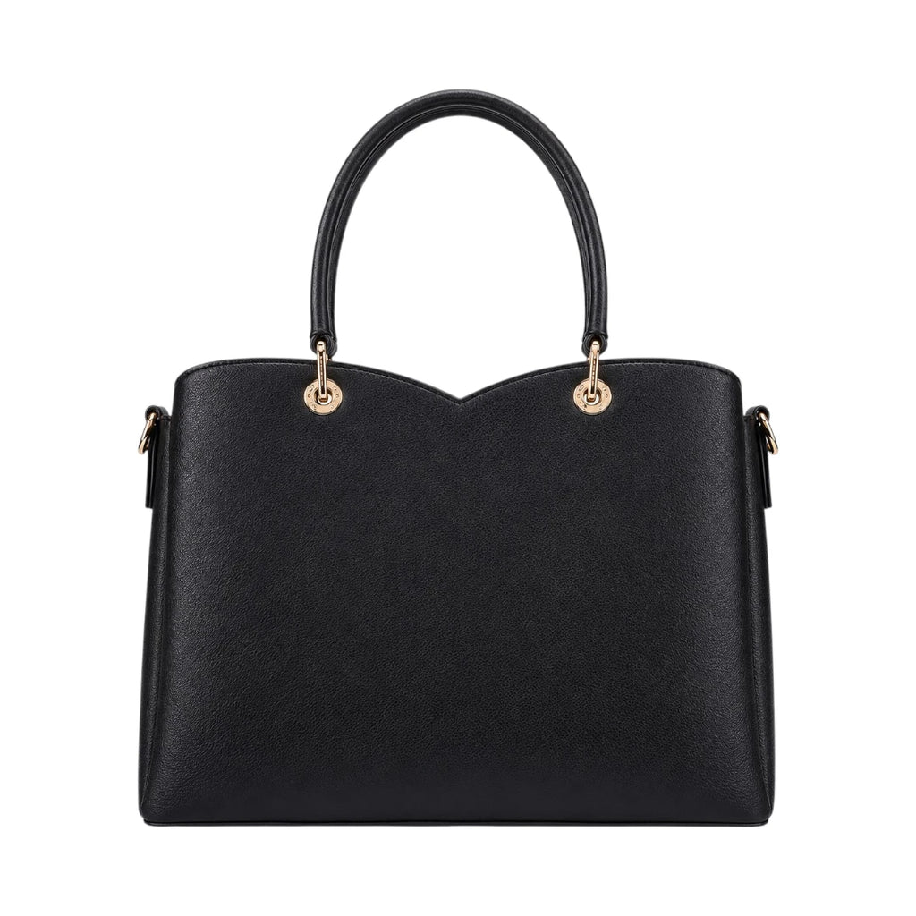 4Bags Boutique Black Elite Leather Tote Bag for Women