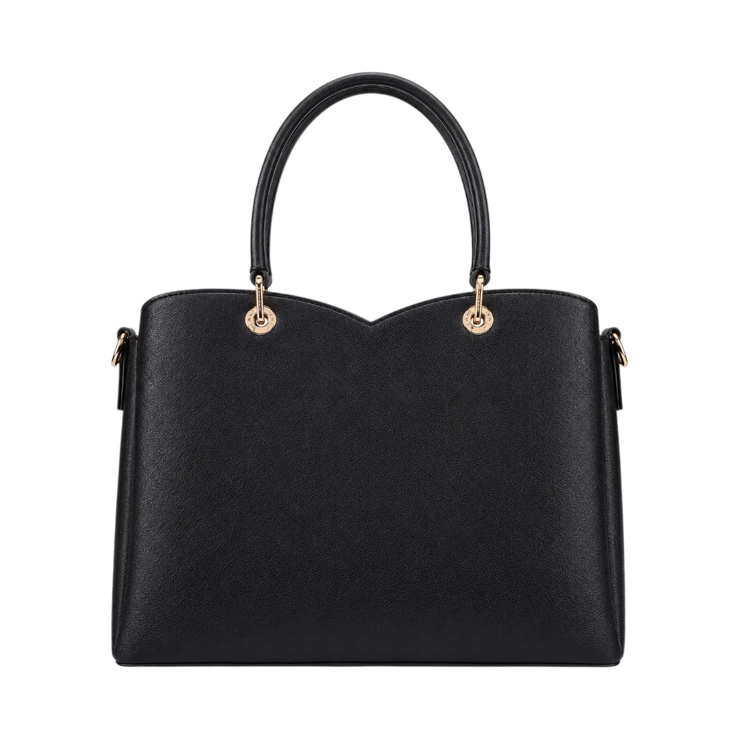 4Bags Boutique Black Elite Leather Tote Bag for Women