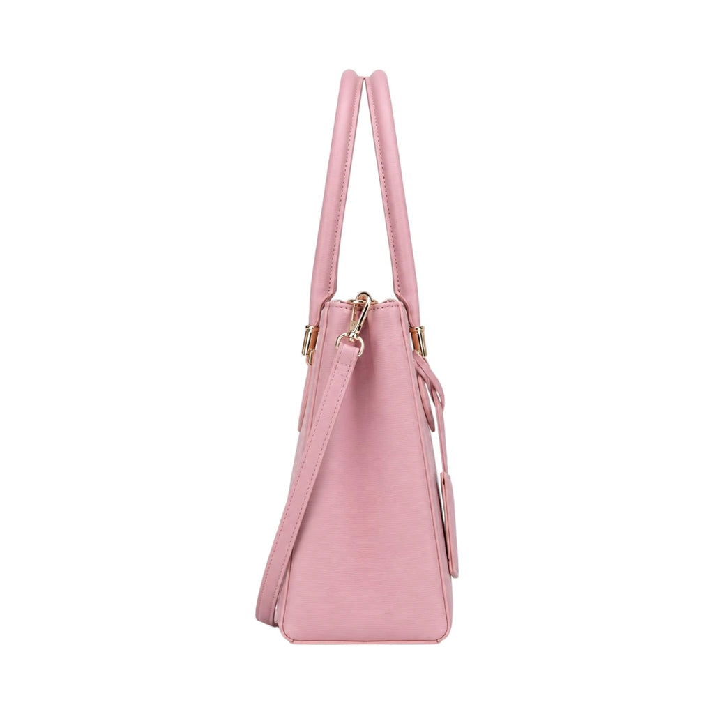 4Bags Boutique Elegant Pink Leather Tote Bag for Women