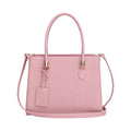 4Bags Boutique Elegant Pink Leather Tote Bag for Women