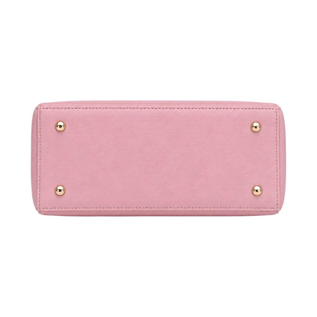 4Bags Boutique Elegant Pink Leather Tote Bag for Women