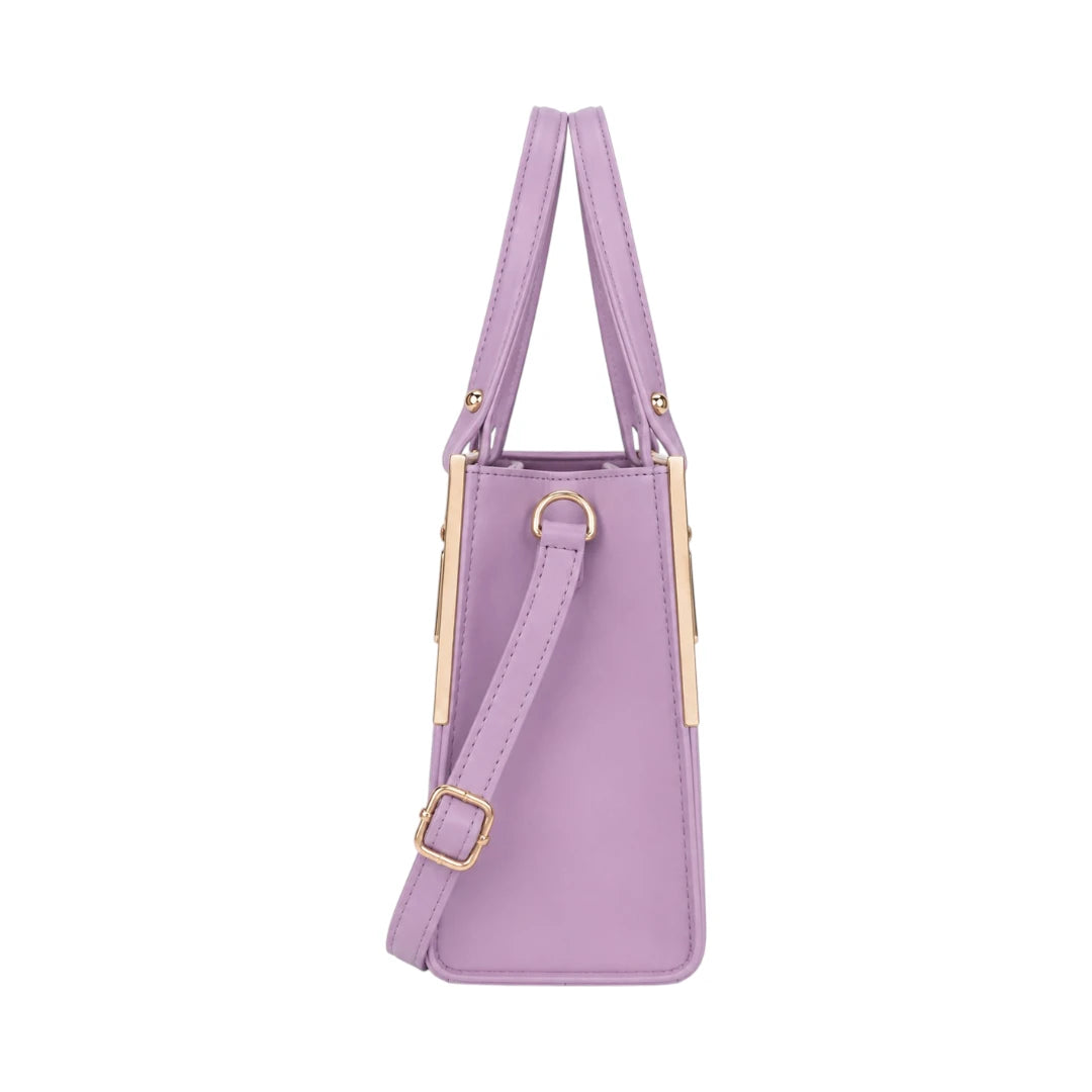 4Bags Boutique Lavender Grace Leather Tote Bag for Women