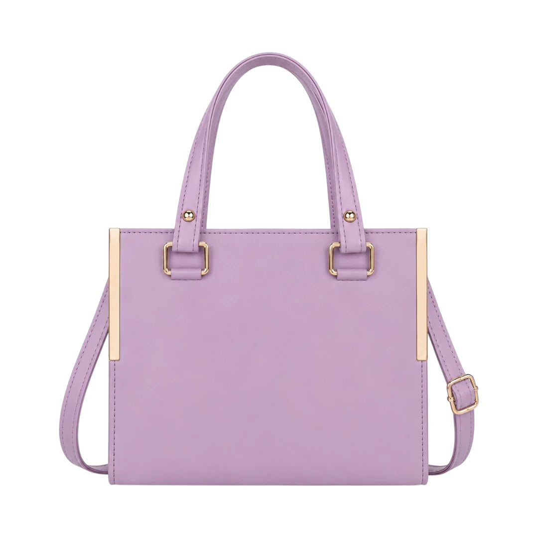 4Bags Boutique Lavender Grace Leather Tote Bag for Women